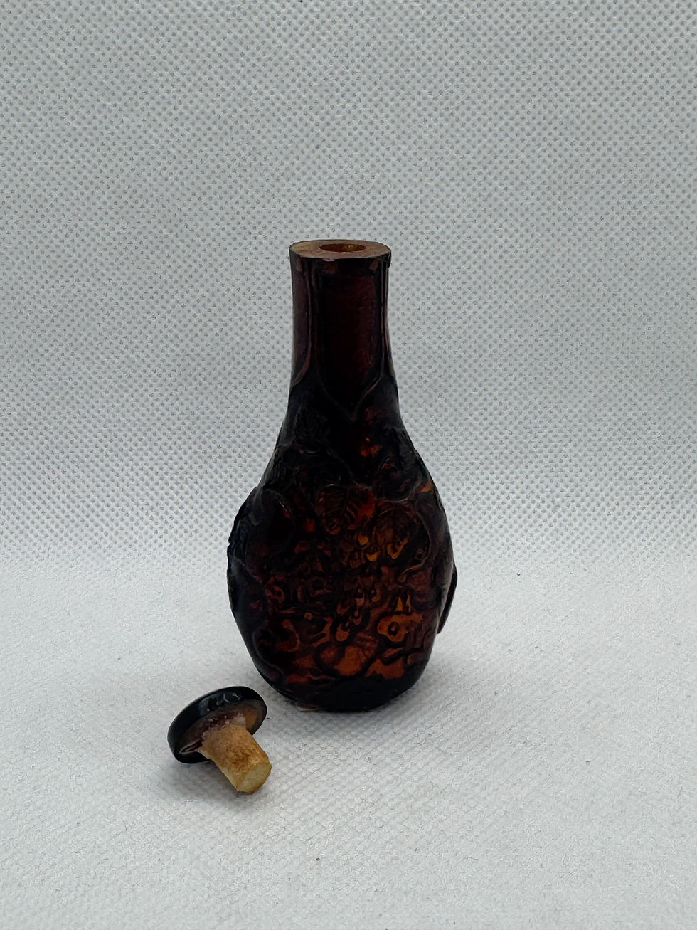 Thumbnail: 19th C Amber perfume bottle 