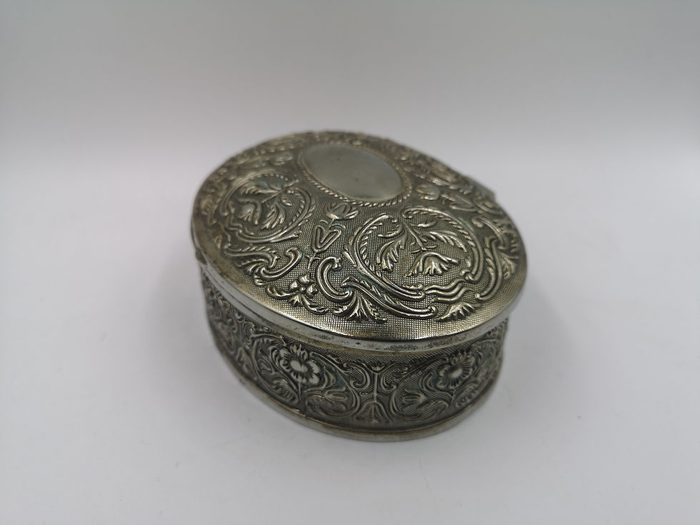 Thumbnail: Zinc metal Turkish relief box