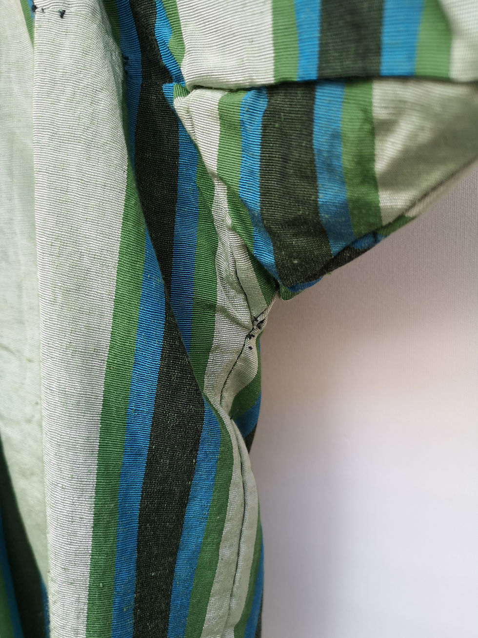 Thumbnail: Uzbek silk striped khaftan 