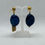 Thumbnail: Blue enamel Earrings 