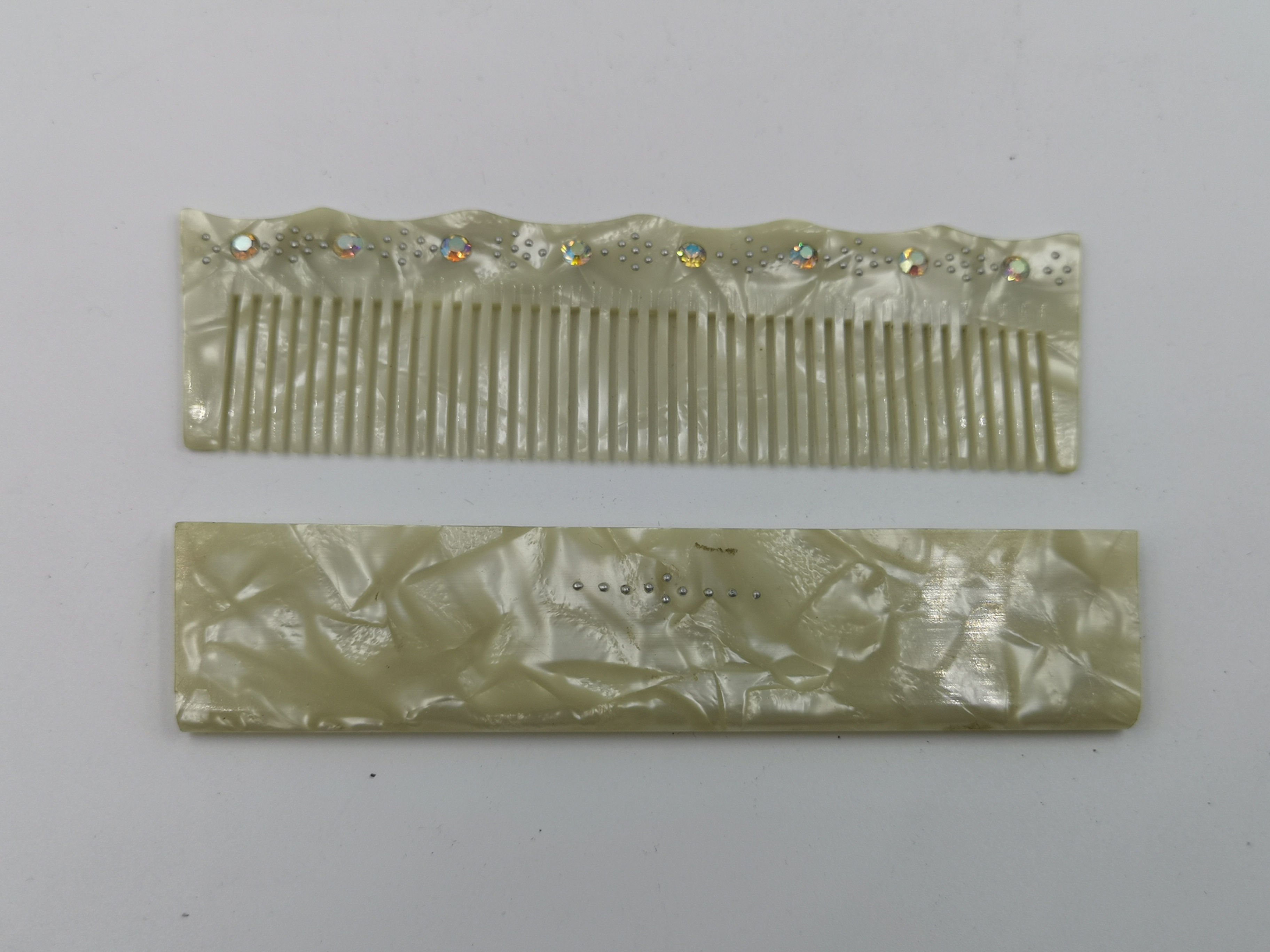 Mother of Pearl engagement comb