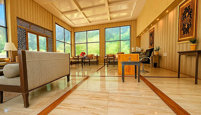 sultan-resort-sonamarg-lobby-table-view.png