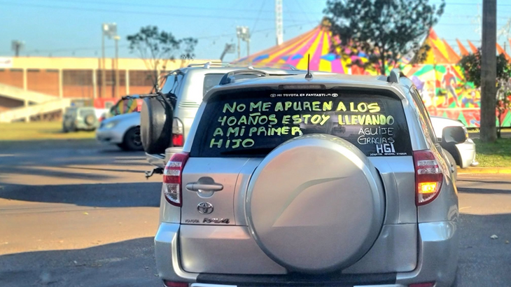 Conmovedor gesto de un padre primerizo emociona en Encarnación