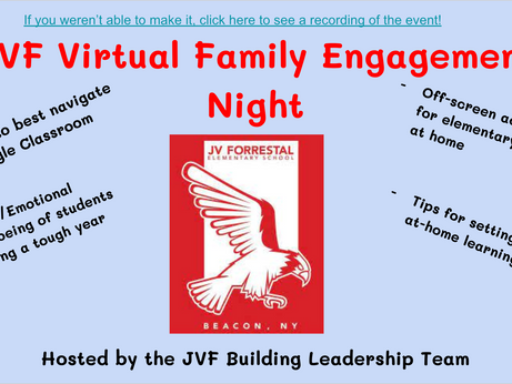 Virtual Family Engagement Night