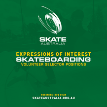 Expressions of Interest open for Skateboarding Selectors