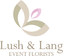 Lush and Lang Event Florists logo concept 1