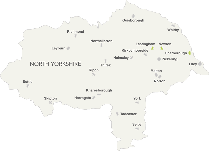 North Yorkshire Map