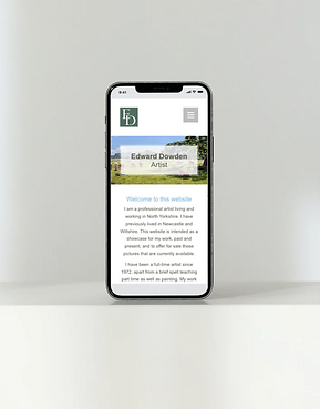Edward Dowden Artist Mobile Website