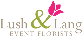 Lush and Lang Event Florists logo concept 3