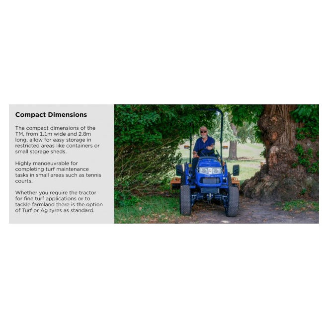 Thumbnail: ISEKI TM3267 HST Diesel Compact Tractor Turf Tyres