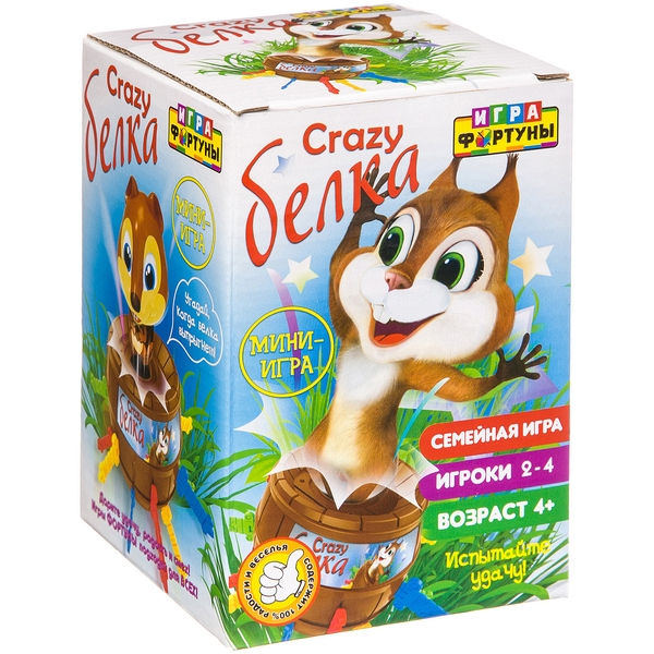 Настольная семейная игра CRAZY Белка, Ф94300