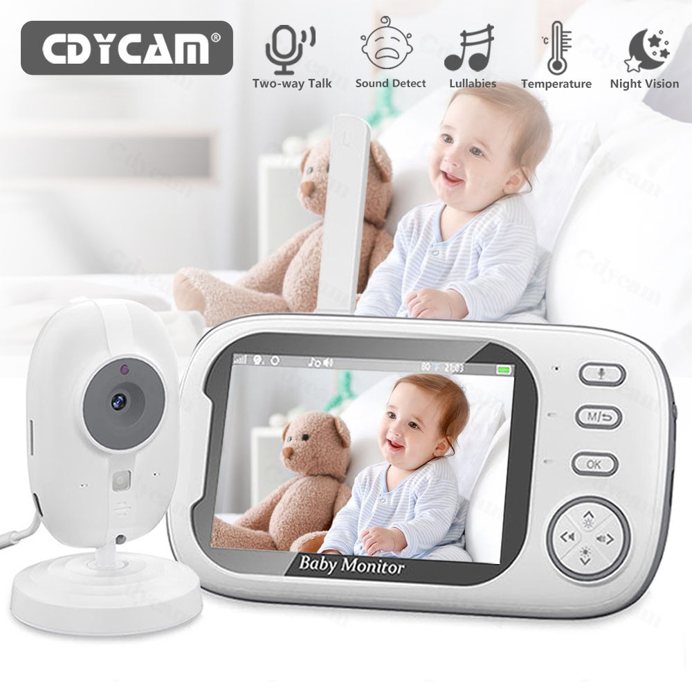 Cdycam New 3.5 inch Wireless Video Baby Monitor Night Vision Temperature Monitor