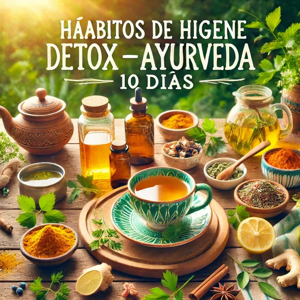 Transforma tu bienestar en solo 10 días con nuestro programa de Higiene Detox Ayurveda. Aprende rutinas naturales, mejora tu digestión, equilibra tus doshas y renueva tu energía con prácticas fáciles y efectivas. ¡Comienza hoy tu camino hacia una vida más saludable! Consulta y Formación Talleres Ayurveda y Clases de Yoga en Fuengirola, Mijas, Benalmádena, La Cala de Mijas, Marbella, Málaga. Curso Ayurveda Hábitos de Higiene Detox 10 Días