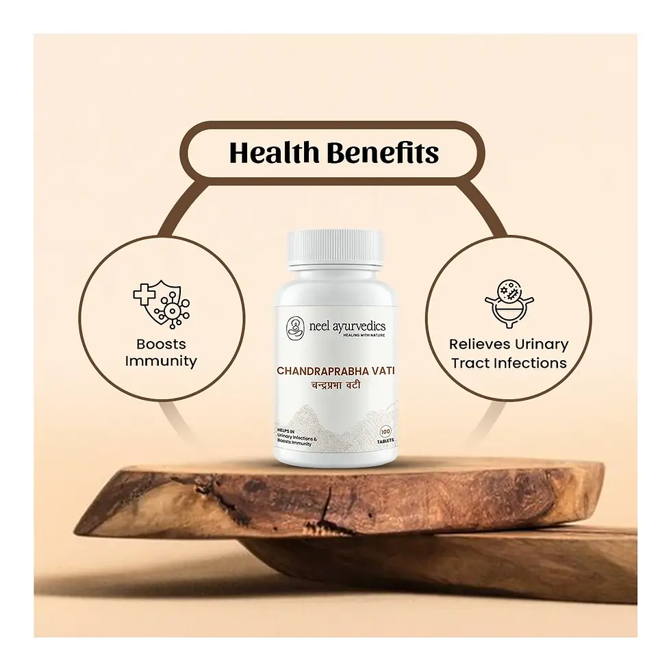 Miniatura: Beneficios de Chandraprabha Vati para salud urinaria renal.