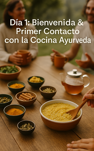 Curso y Retiro de Salud y Bienestar en Málaga. Fundamentos de la Cocina Ayurveda