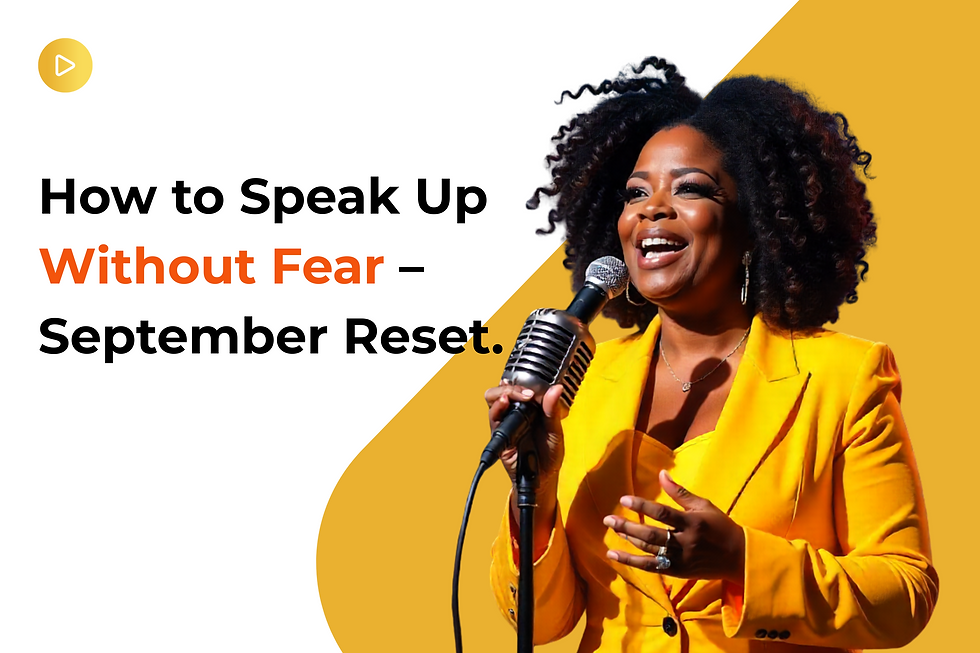 Oprah Winfrey Speaking up