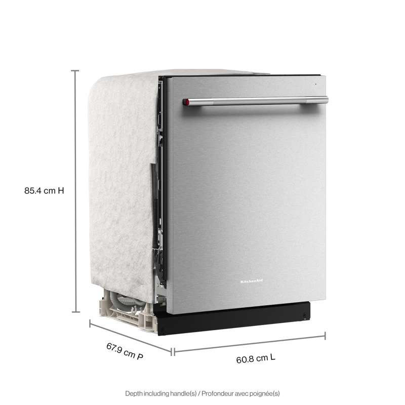 Miniatura: Lavavajillas 60cm KDTS324SPS KitchenAid
