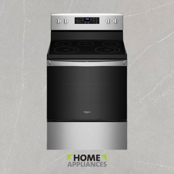 Estufa de Piso Eléctrica Vitrocerámica 76cm WFE535S0LZ Whirlpool