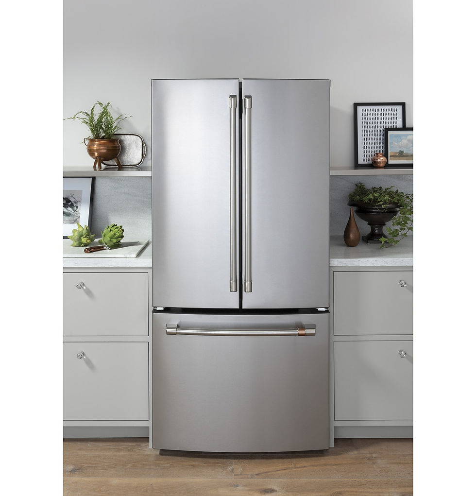 Miniatura: Refrigerador Puerta Francesa CWE19SP2NS1 GE cafe
