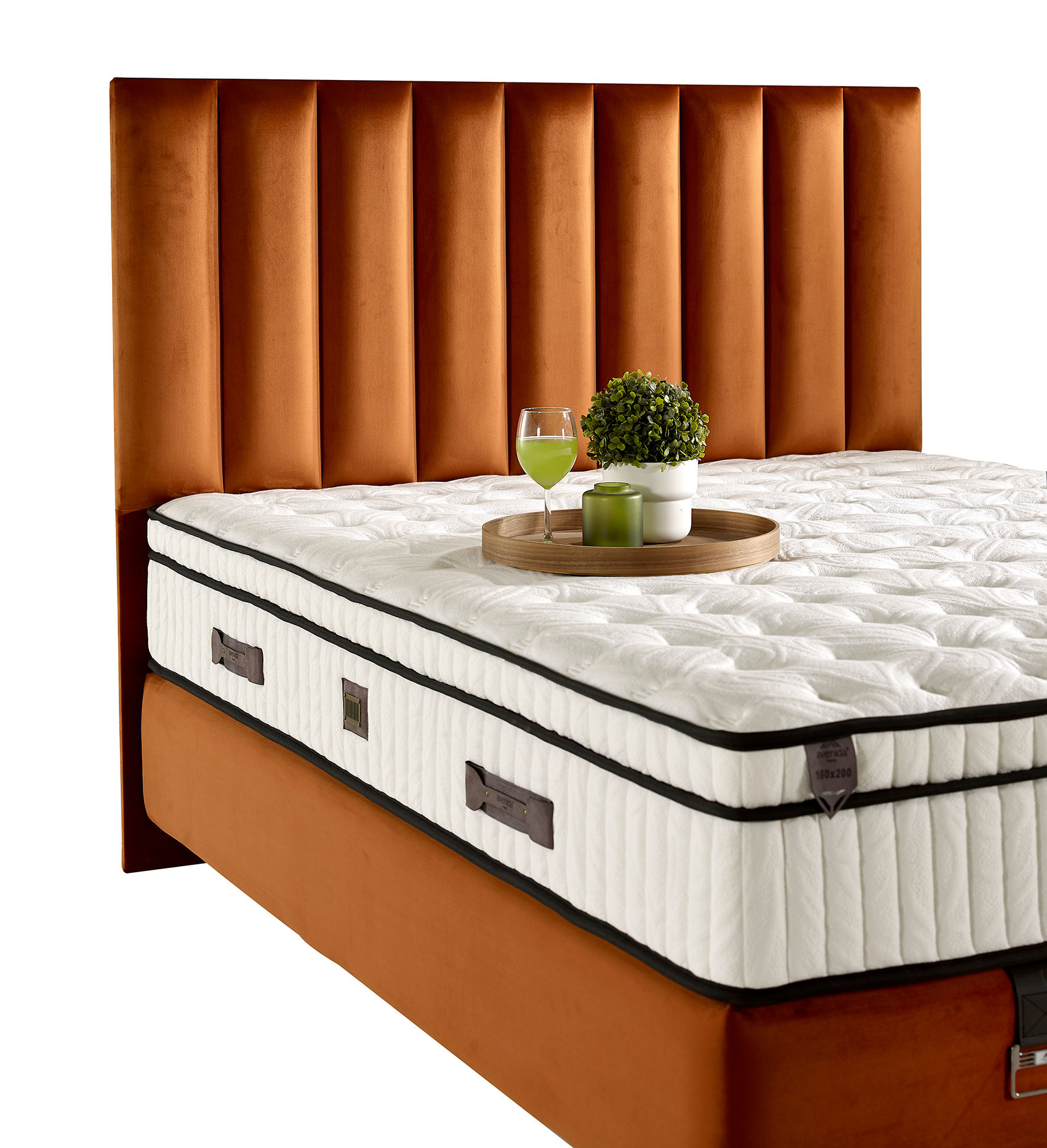 venice orange lit coffre