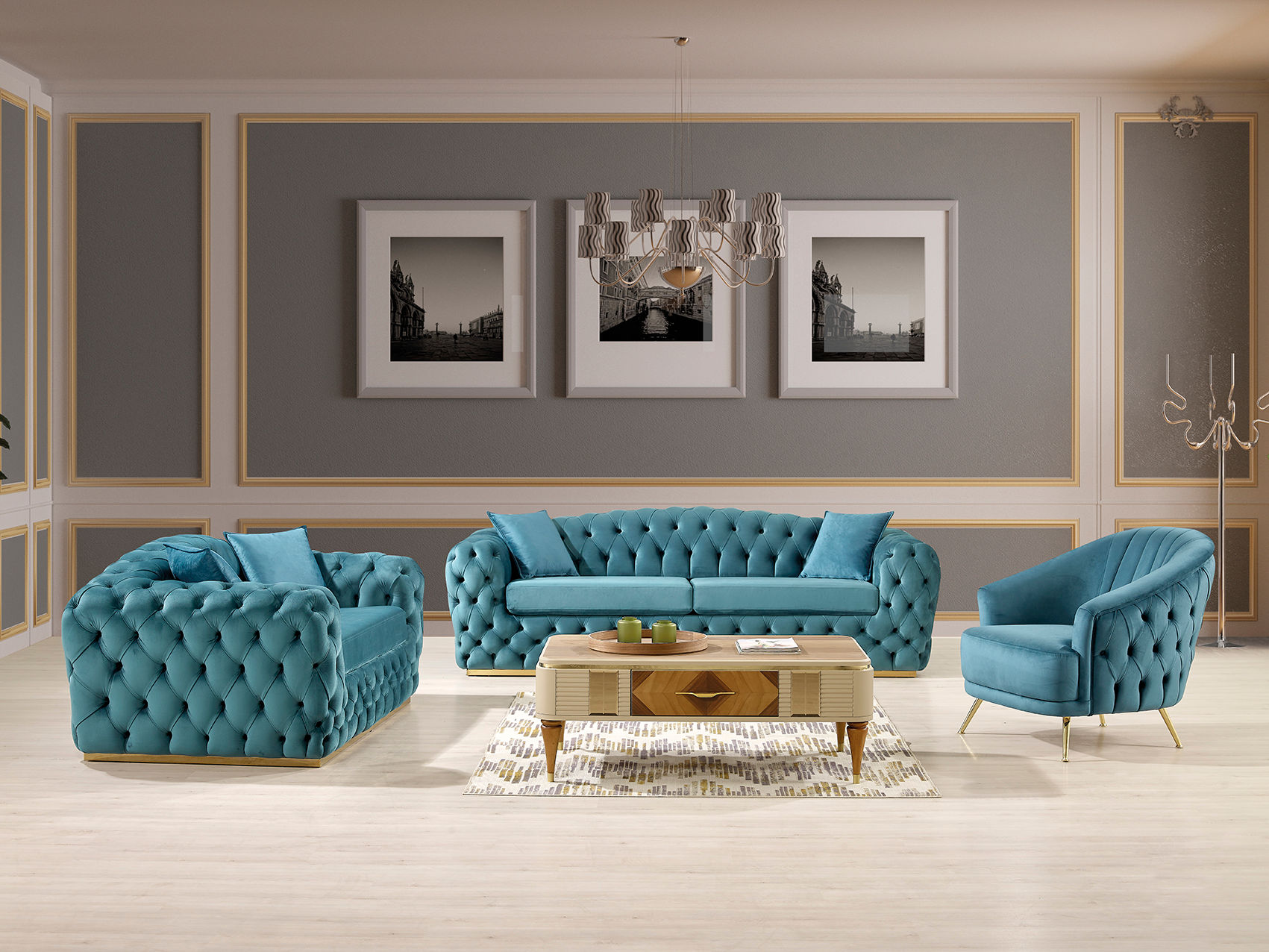 titan salon 3+2+fauteuil