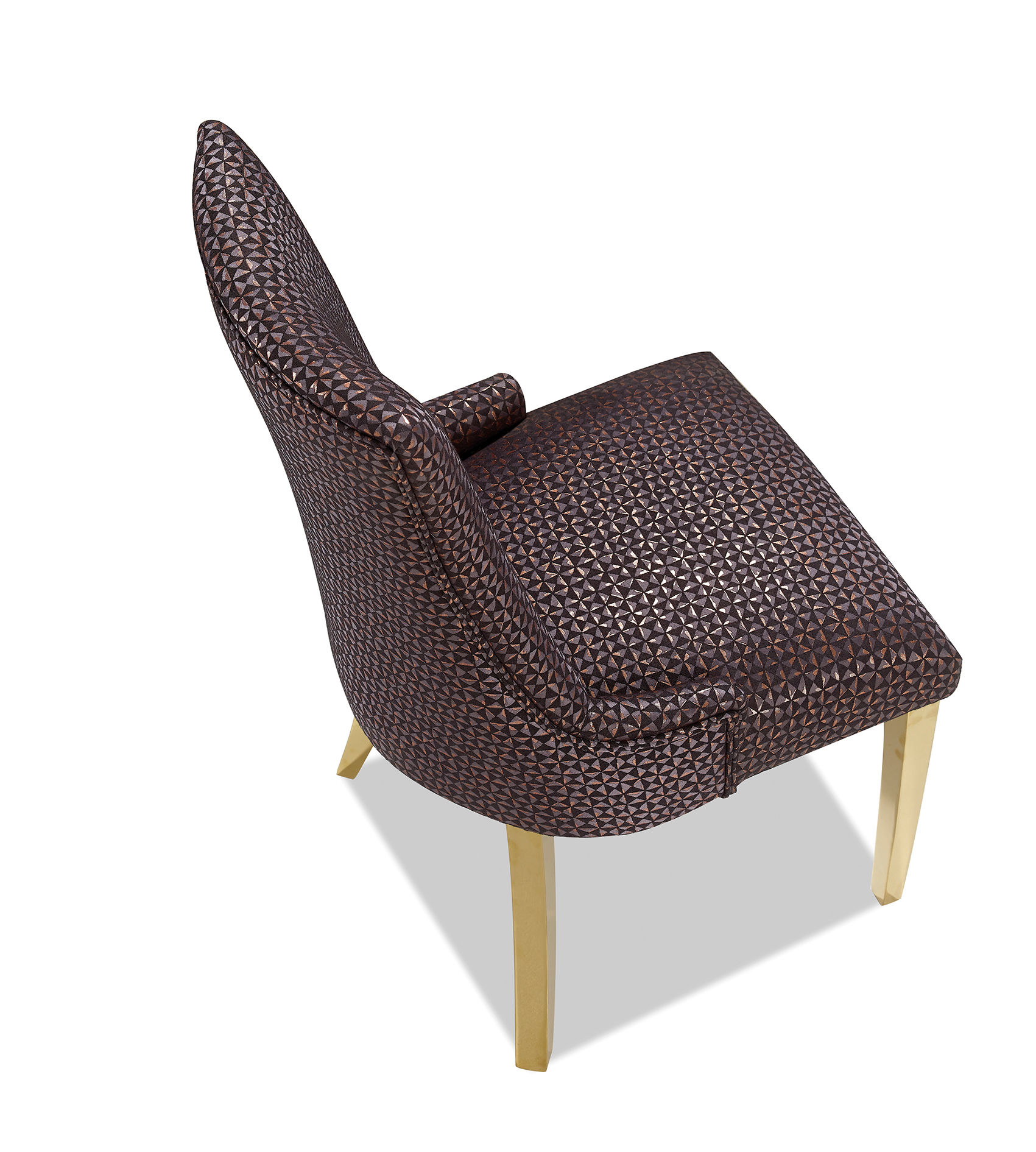 valente gold chaise