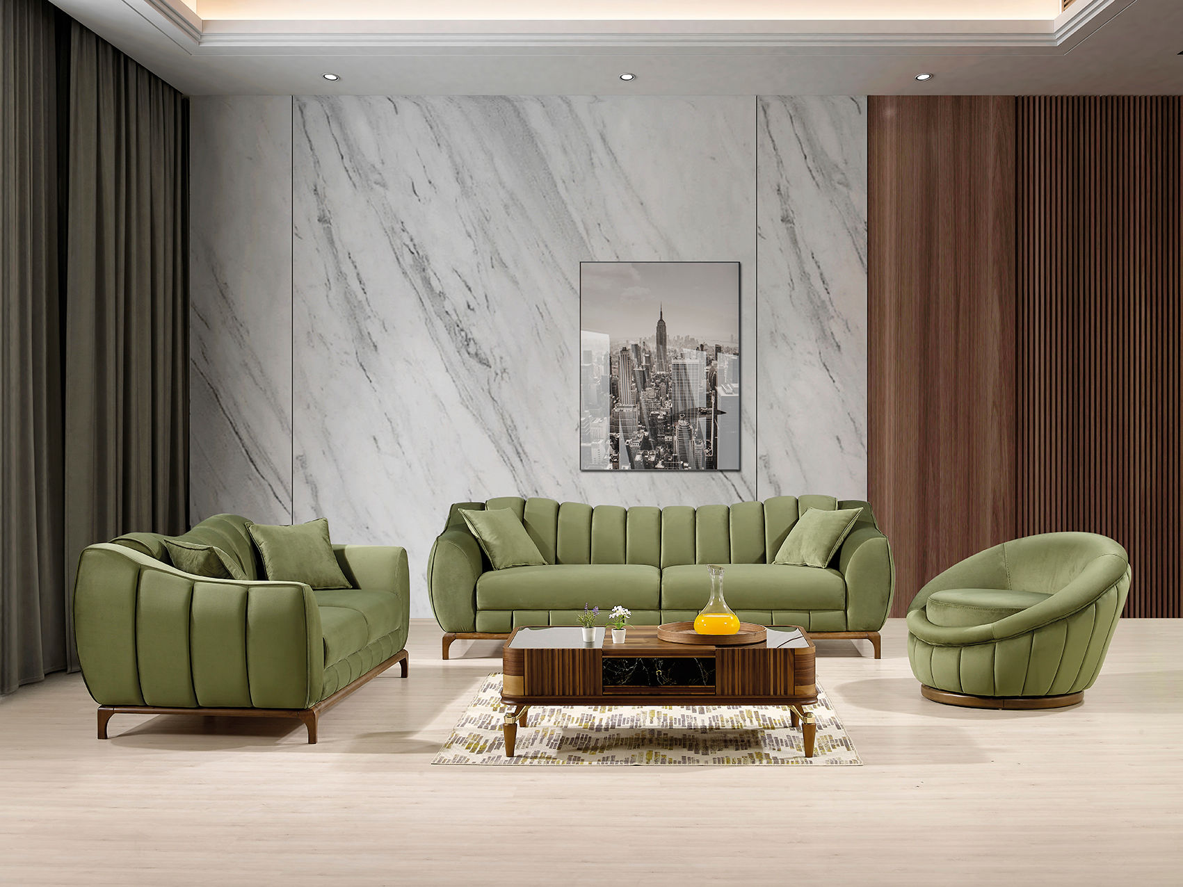 begonia salon 3+2+fauteuil