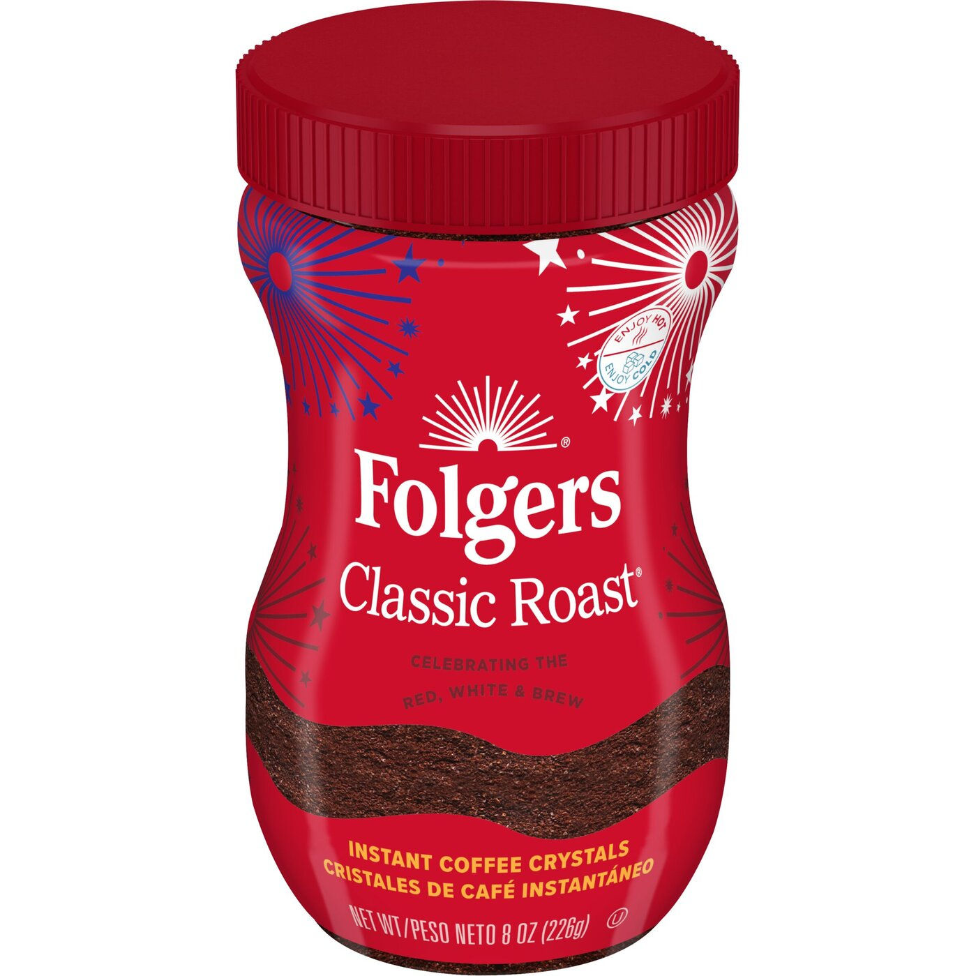 Folgers Instant Coffee - Classic Roast (16 oz.)