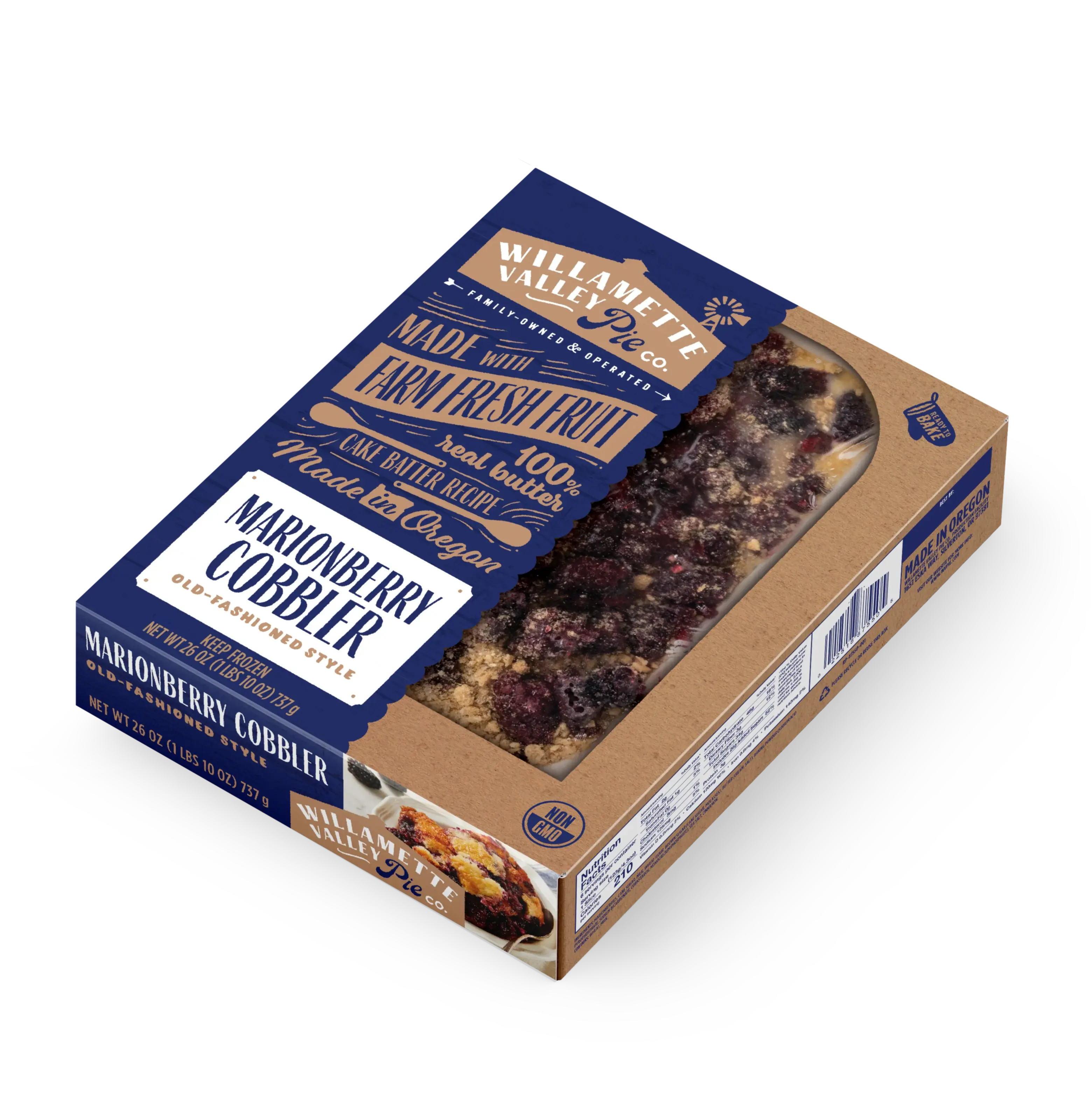 Marionberry Cobbler – Willamette Valley Pie Company