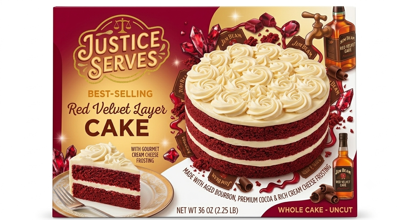 Red Velvet Layer Cake w/ Jim Beam
