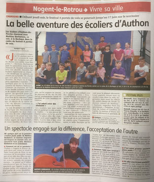 L'Écho Républicain du 12 juin 2018.
