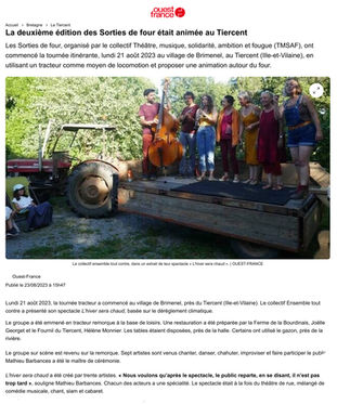 Ouest France du 23 août 2023