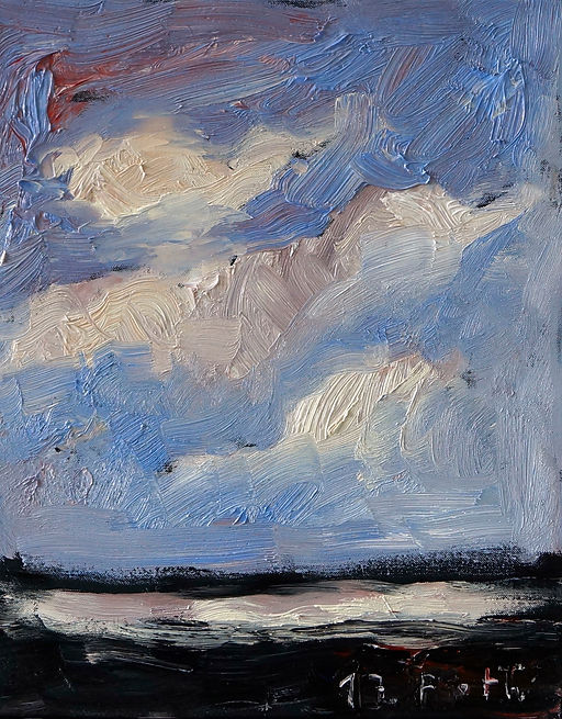 Detlev Foth, Horizonte, Holzurburg, Moor, Landschaften, Öl, Leinwand, Kleinformatige Bilder, Ölmalerei, Künstler in Düsseldorf