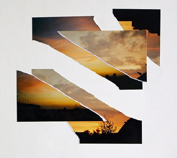 Fotocollage Ioana Luca, Sonnenuntergang