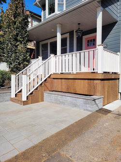 Front Porch in Brazilian Hardwood