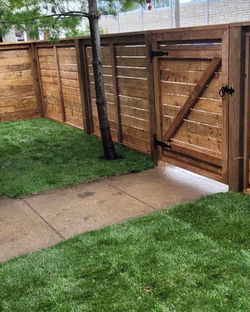 Backyard Fence Build and Sodding