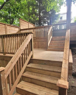 Multi Level Backyard Deck Build