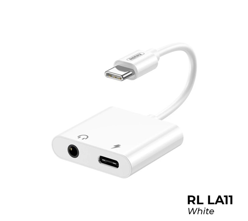 Remax RL-LA11 adapter beli dužine 120mm kompaktan dizajn omogućava brzo i sigurno povezivanje uređaja