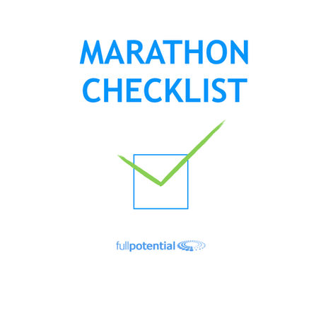 6 to 8 weeks until your marathon - where should your training be?