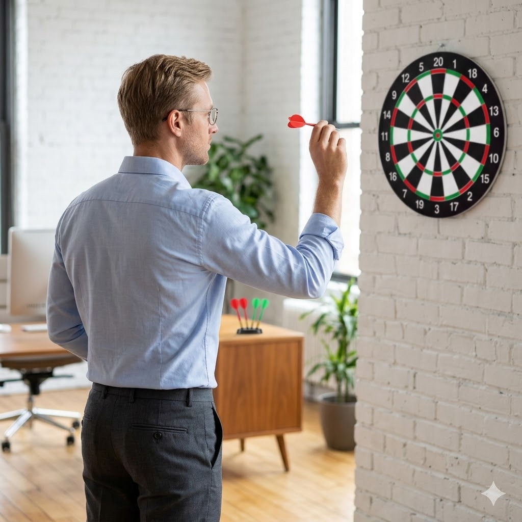 Fun Dartboard to office!
