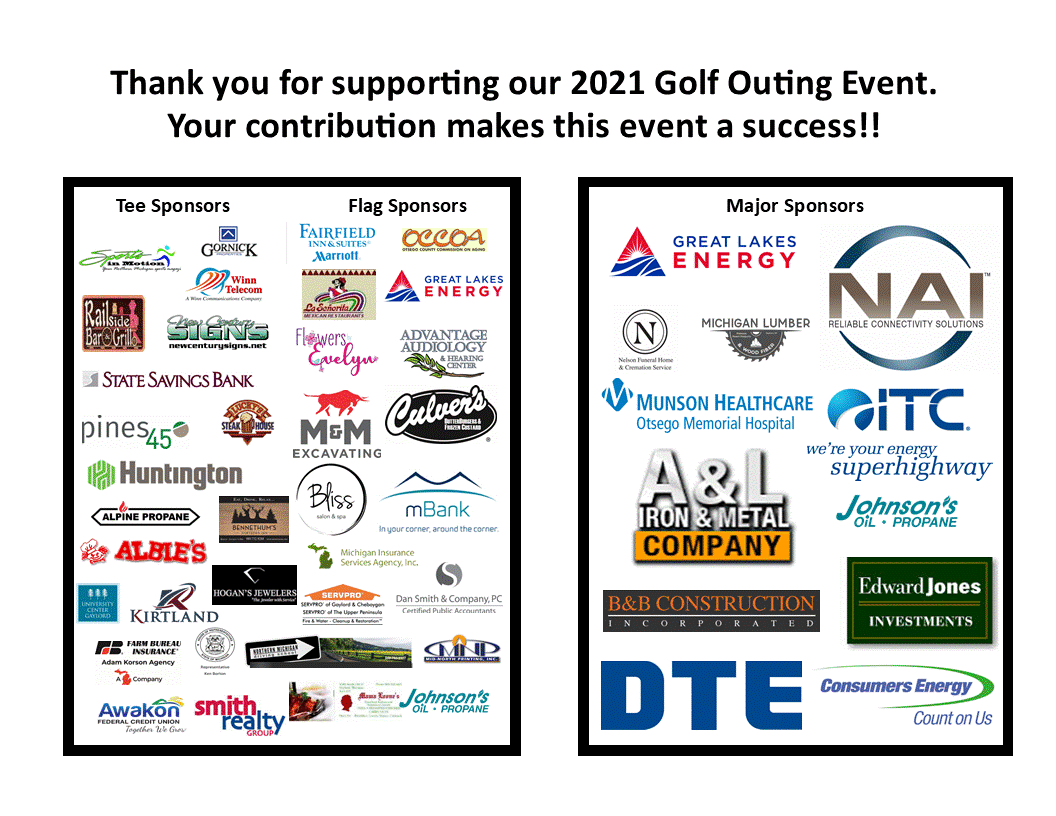 Both Tee & Flag and Major Sponsors Thank you.gif