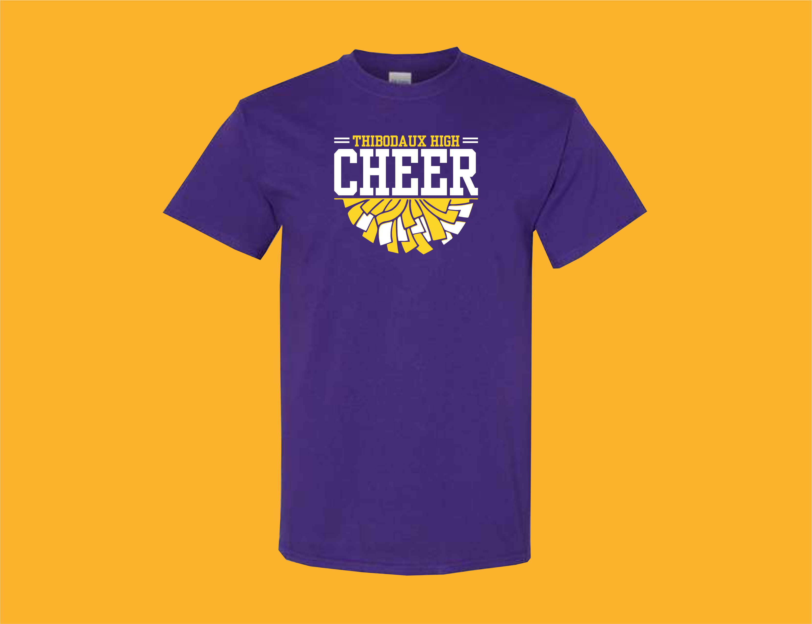 Thibodaux High Cheer - Purple Tee
