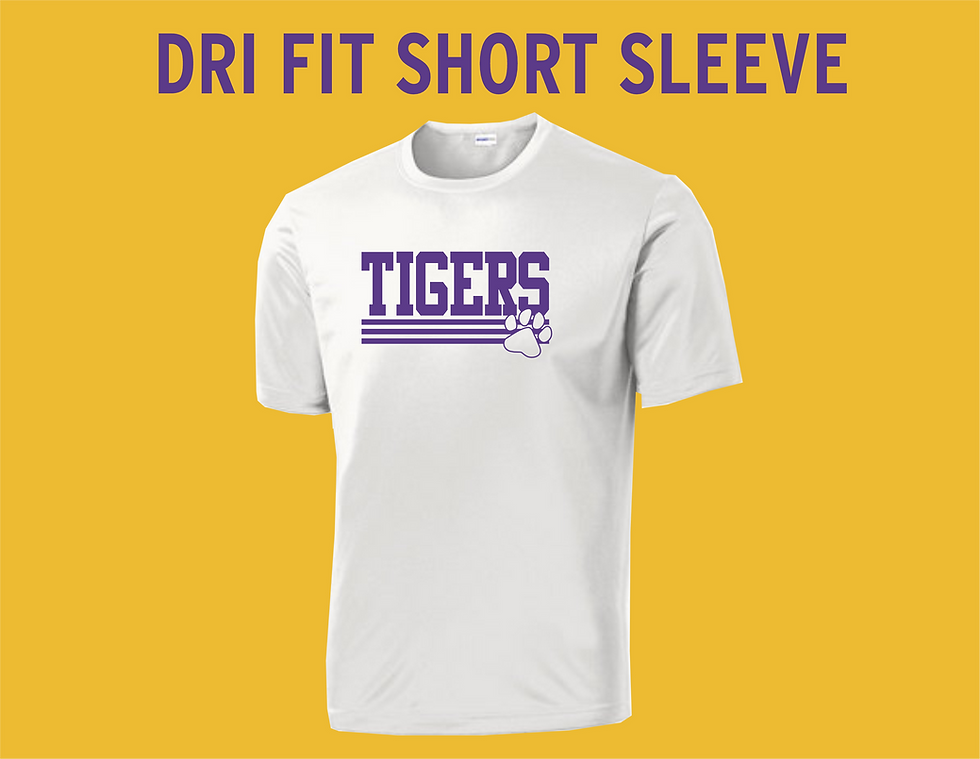 Thumbnail: THS Tigers - White Dri Fit Short Sleeve