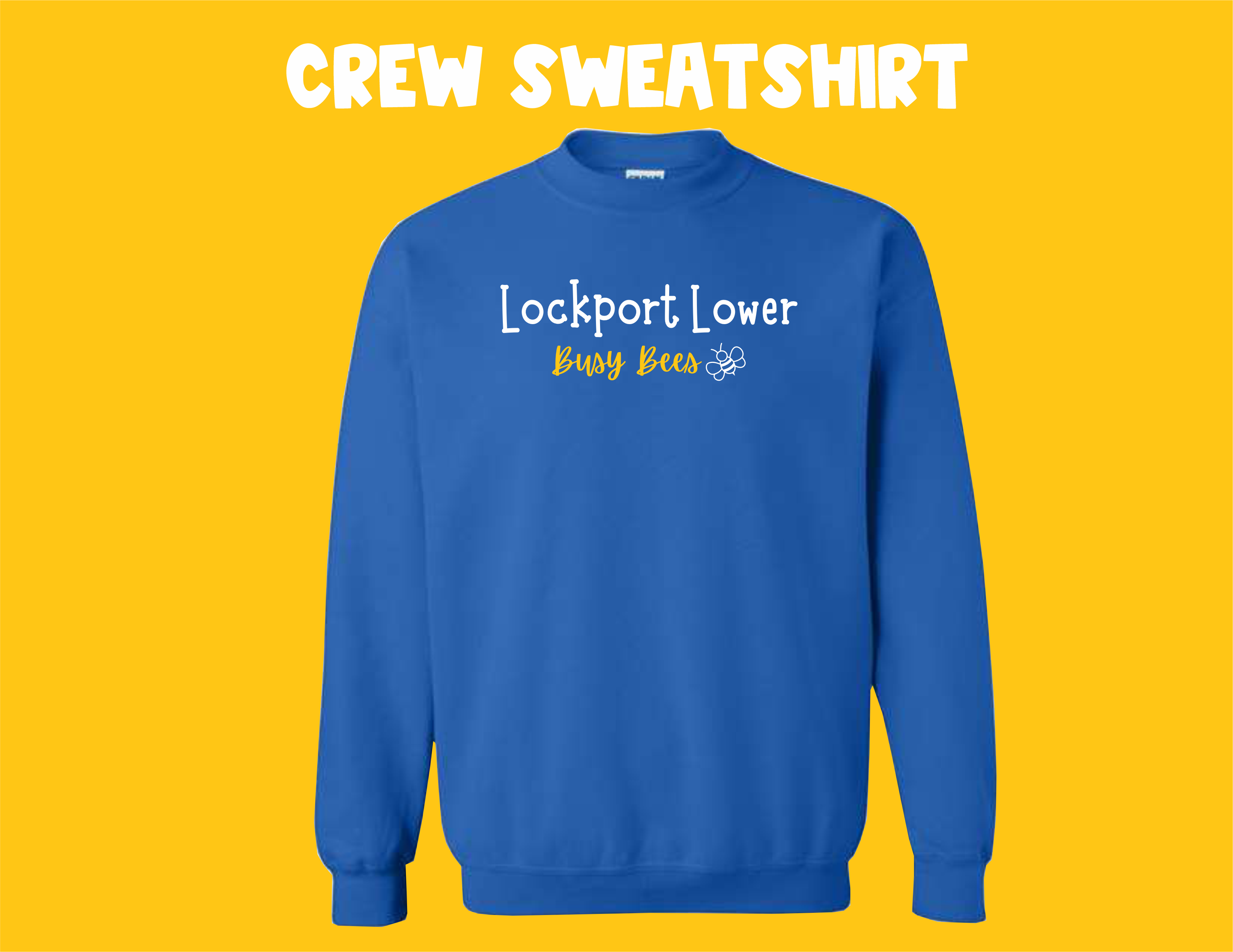 EXTRA Lockport Lower - Royal Crew Sweatshirt
