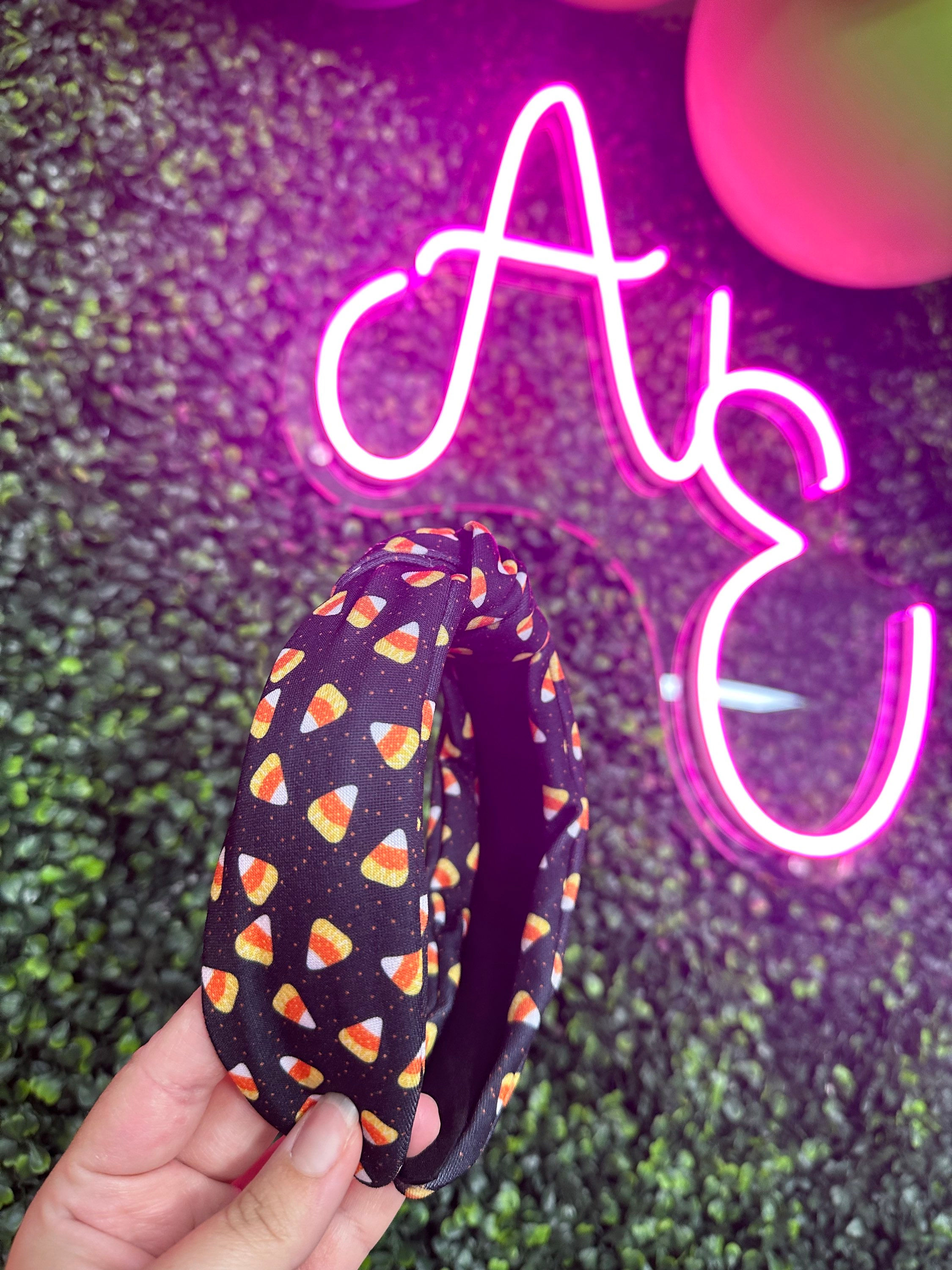 Candy Corn Padded Headband