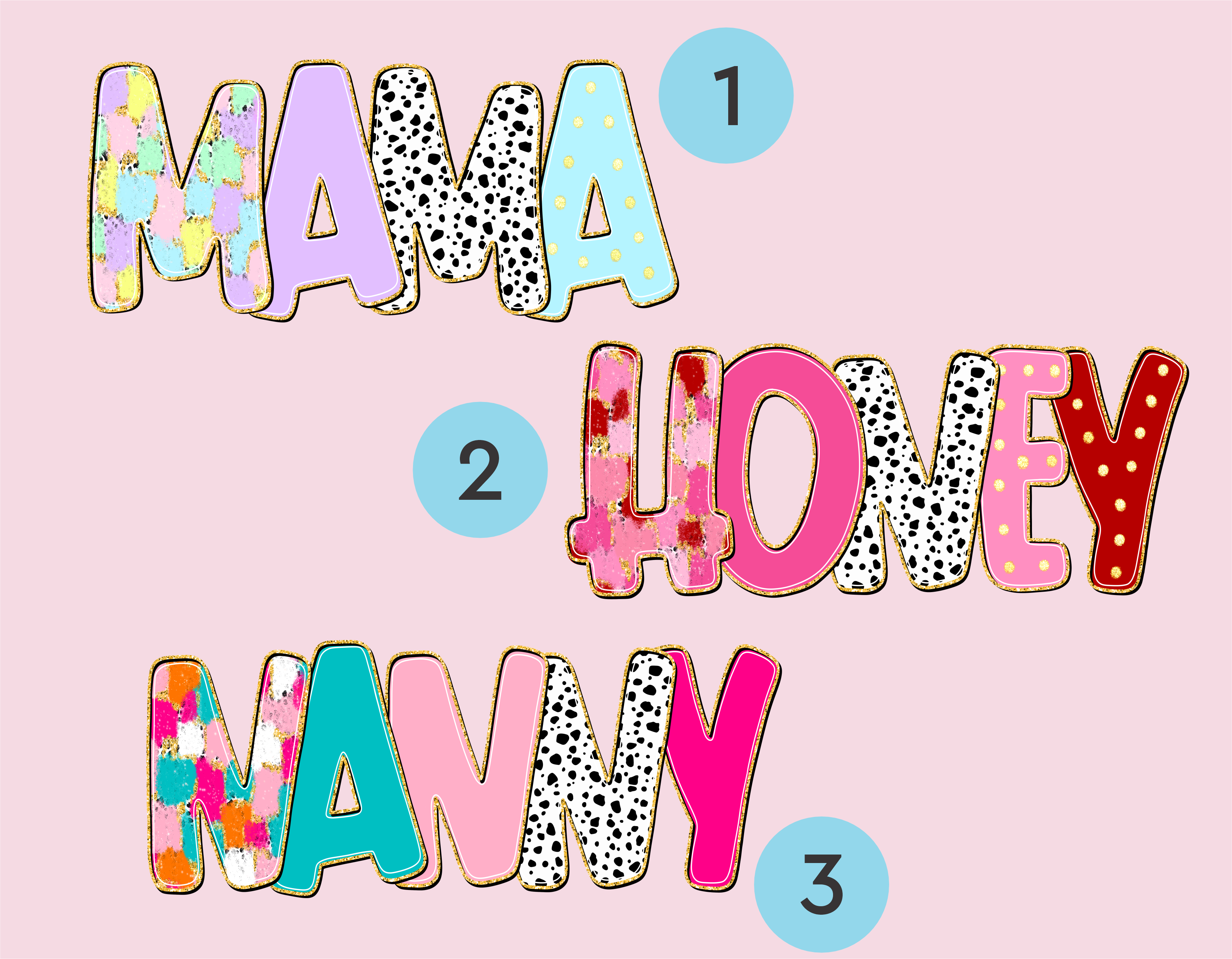 Custom Mixed Name - Gildan Softstyle Tee