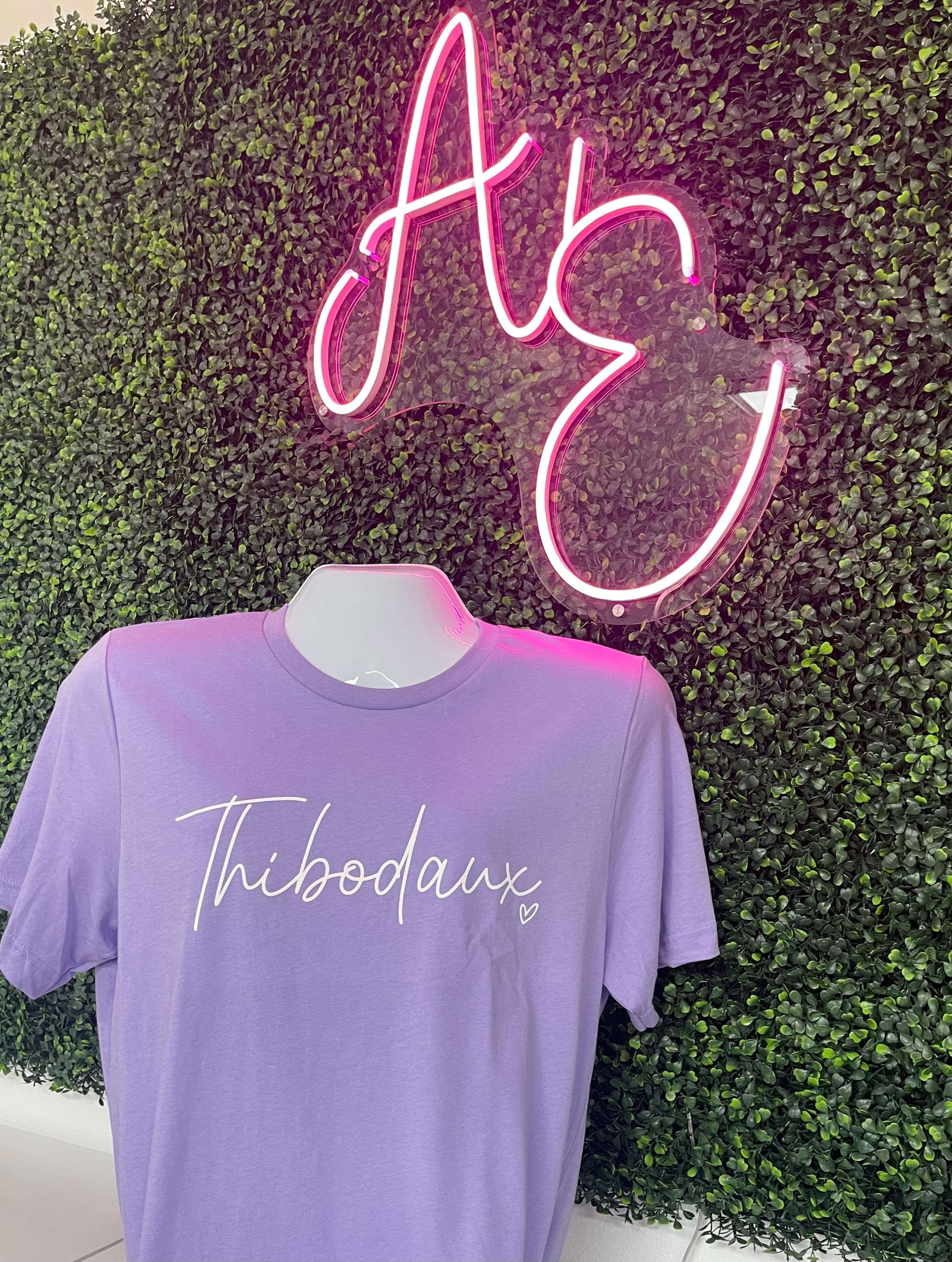 Lavender Thibodaux Bella Canvas Short Sleeve