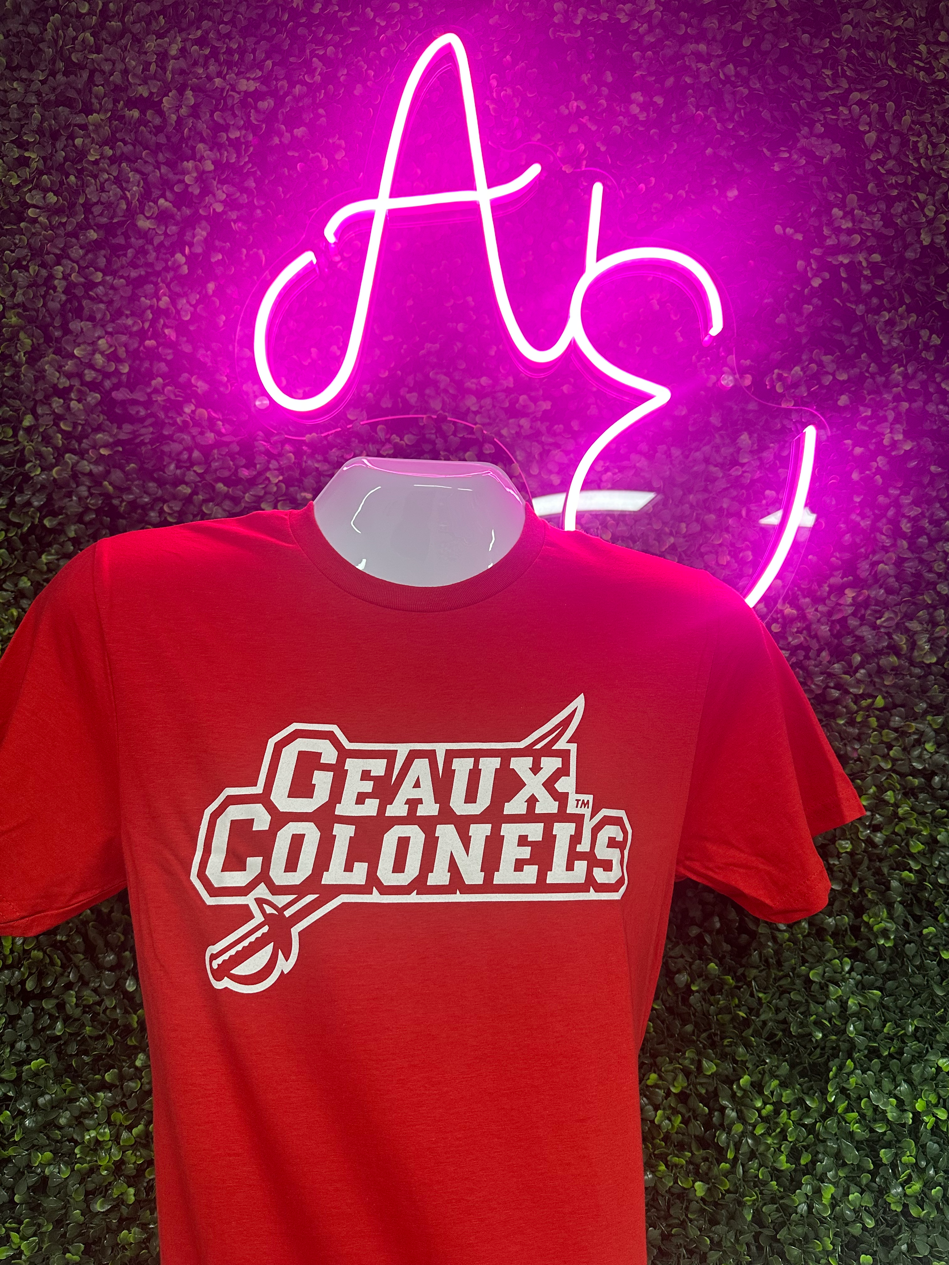 Geaux Colonels - Red Gildan Softstyle Tee
