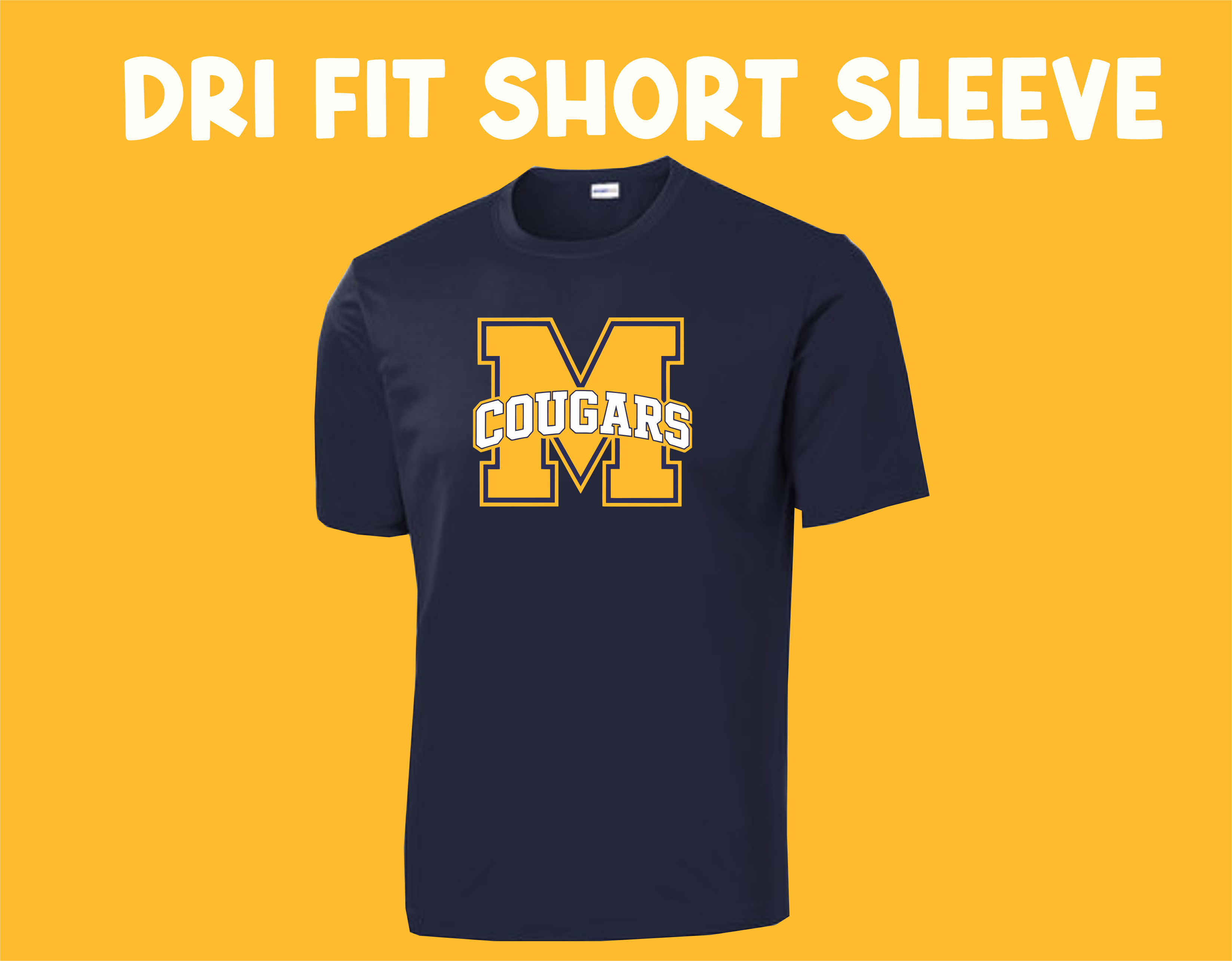 Mulberry Elementary - Navy Dri Fit Short Sleeve