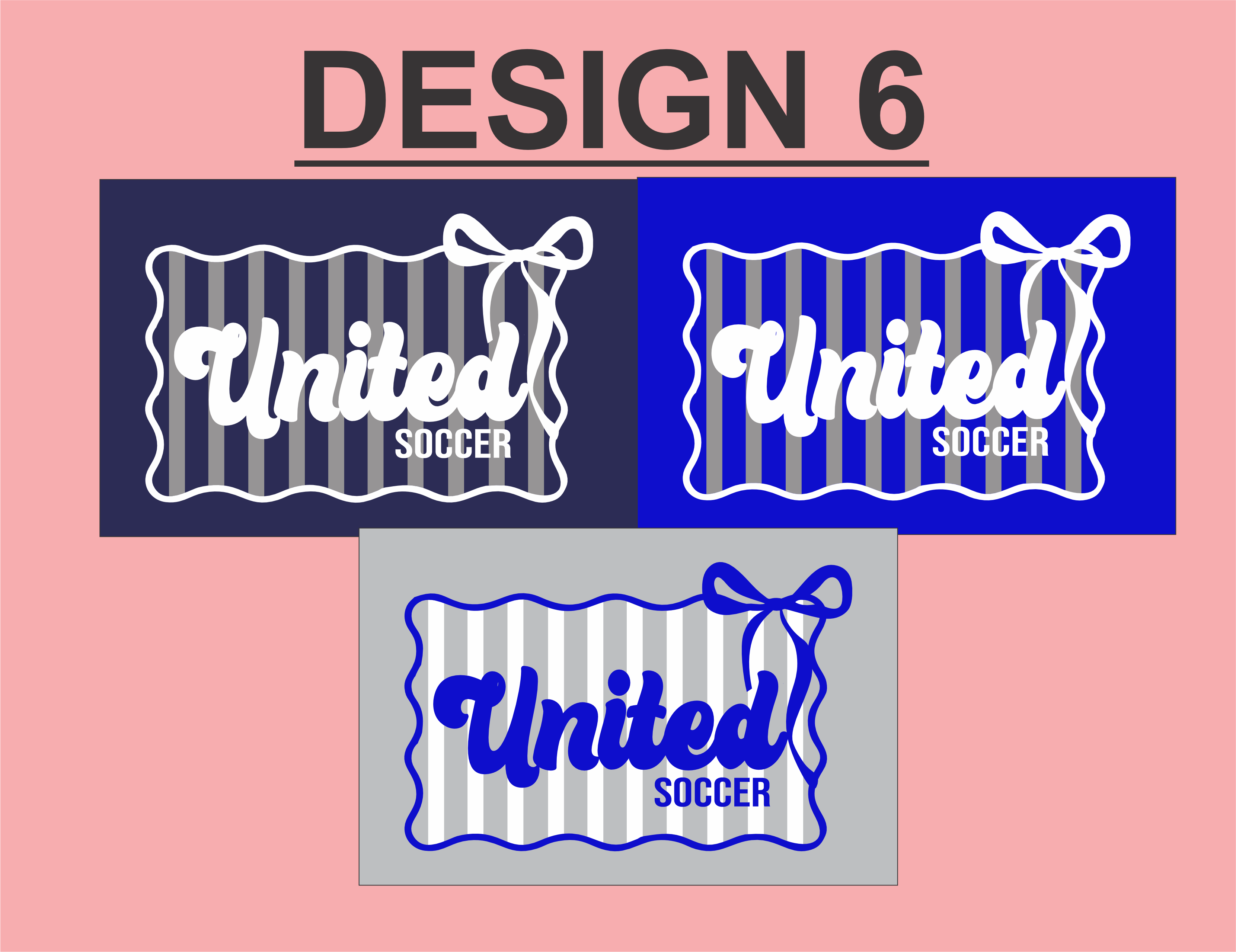 United Soccer - Design 6 - YOUTH Options